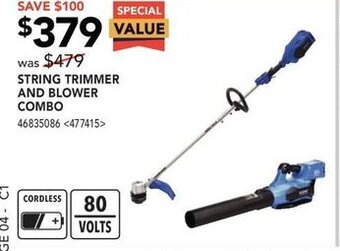 RONA String Trimmer and Blower Combo offer
