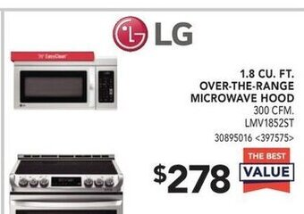 RONA 1.8 CU. FT. Over-the-Range Microwave Hood offer