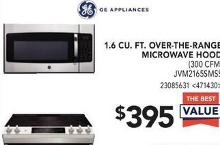 RONA 1.6 CU. FT. Over-the-Range Microwave Hood offer