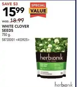 RONA White Clover Seed offer