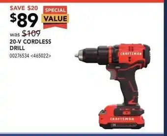 RONA 20-V Cordless Drill offer
