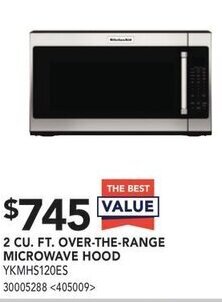 RONA 2 CU. ft. over-the-range microwave hood offer
