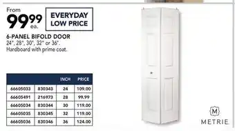 RONA 6-Panel bifold door offer