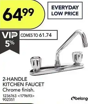 RONA 2-Handle Kitchen faucet offer
