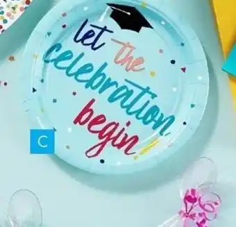 Party City Yay grad desserts plates offer