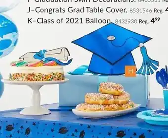 Party City Blue table decorating kit offer