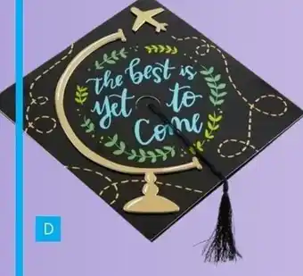 Party City The best is yet to come Graduation cap topper offer