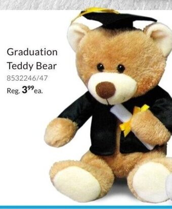 Party City Graduation teddy bear offer