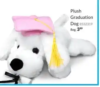 Party City Plush graduation dog offer