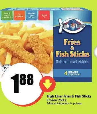 FreshCo High liner fries & Fish Sticks offer