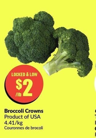 FreshCo Broccoli crowns offer