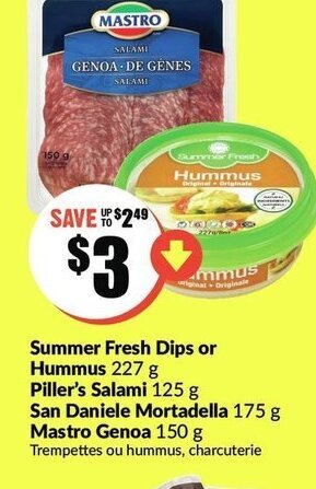 FreshCo Summer fresh dips or hummus offer