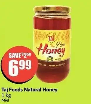 FreshCo Taj foods natural honey offer