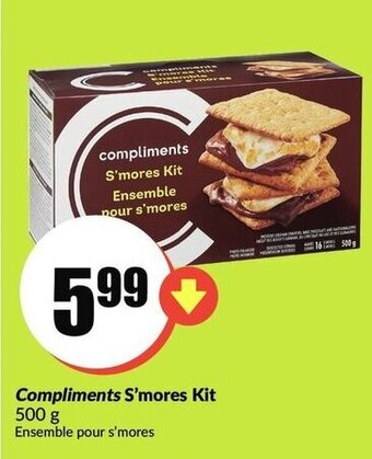 FreshCo Compliments s'mores kit offer