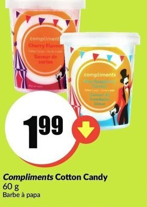 FreshCo Compliments cotton candy offer