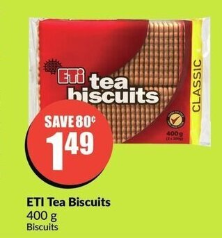 FreshCo Eti tea biscuits offer