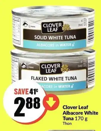 FreshCo Clover leaf albacore white tuna offer