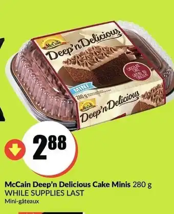 FreshCo McCain deep'n delicious cake minis offer