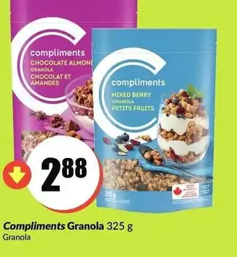 FreshCo Compliments granola offer