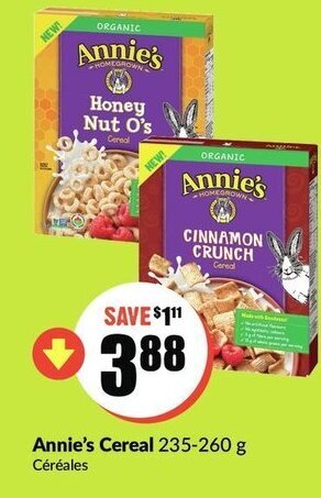 FreshCo Annie's cereal offer