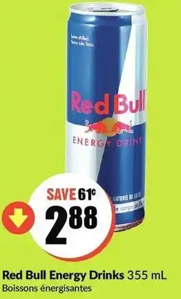 FreshCo Red bull energy drinks offer