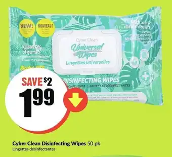 FreshCo Cyber clean disinfecting wipes offer