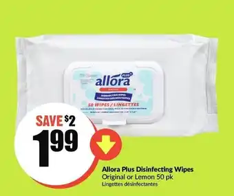 FreshCo Allora plus disinfecting wipes offer