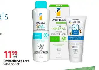 London Drugs Ombrelle sun care offer