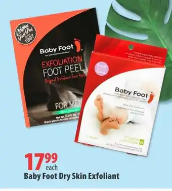 London Drugs Baby foot dry skin exfoliant offer