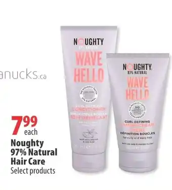 London Drugs Noughty 97% natural hair care offer