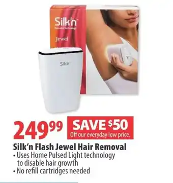 London Drugs Silk'n flash jewel hair removal offer