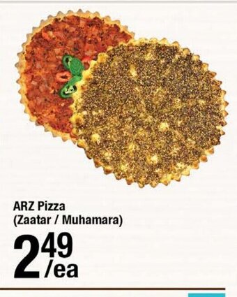 Arz Fine Foods Arz Pizza Zaatar/Muhamara offer