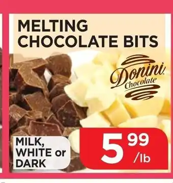 Johnvince Foods Melting Chocolate Bits offer