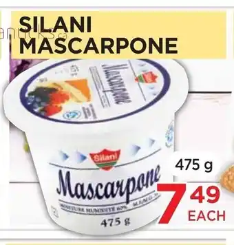 Johnvince Foods Silani Mascarpone offer