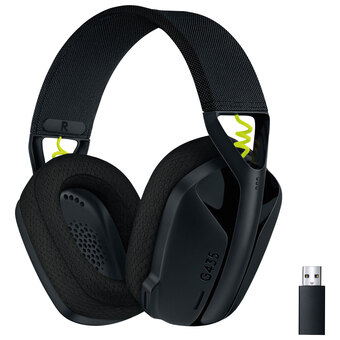 Best Buy Logitech G435 LIGHTSPEED Bluetooth Wireless Gaming Headset for PC/PS5/PS4/Switch - Black offer