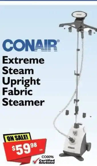 Factory Direct Conair extreme steam upright fabric steamer offer