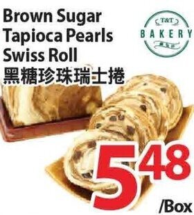 T&T Supermarket Brown sugar tapioca pearls swiss roll offer