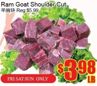 Fu Yao Supermarket Ram goat shoulder cut offer