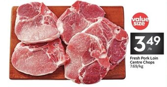 Sobeys Fresh pork loin centre chops offer