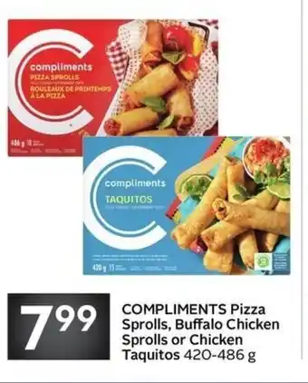 Sobeys Compliments pizza sprolls offer