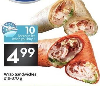 Sobeys Wrap sandwiches offer