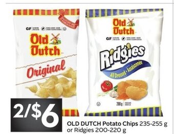Sobeys Old dutch potato chips offer