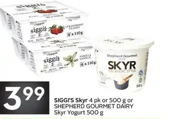 Sobeys Siggi's skyr offer