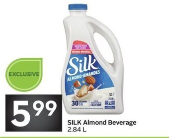 Sobeys Silk almond beverage offer