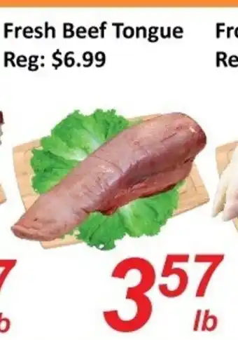 Fresh Win Foodmart Fresh beef tounge offer