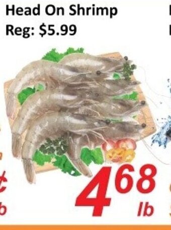 Fresh Win Foodmart Head on shrimp offer
