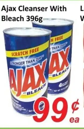 Fresh Win Foodmart Ajax cleanser with bleach offer