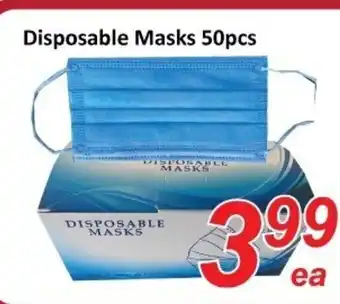 Fresh Win Foodmart Disposable masks 50 pcs offer