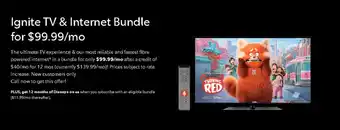 Rogers Ignite TV & internet bundle offer