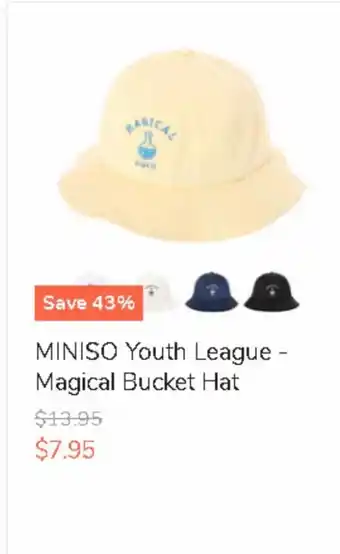 MINISO youth league-magical bucket hat